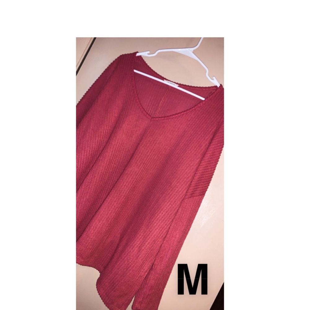 Dark mauve long sleeve